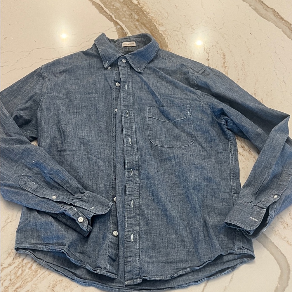 J. Crew Casual Blue Button Down Shirt